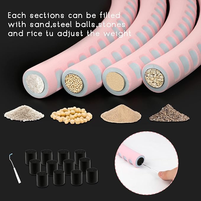 Weighted hulu Hoops for Adults Weight Loss