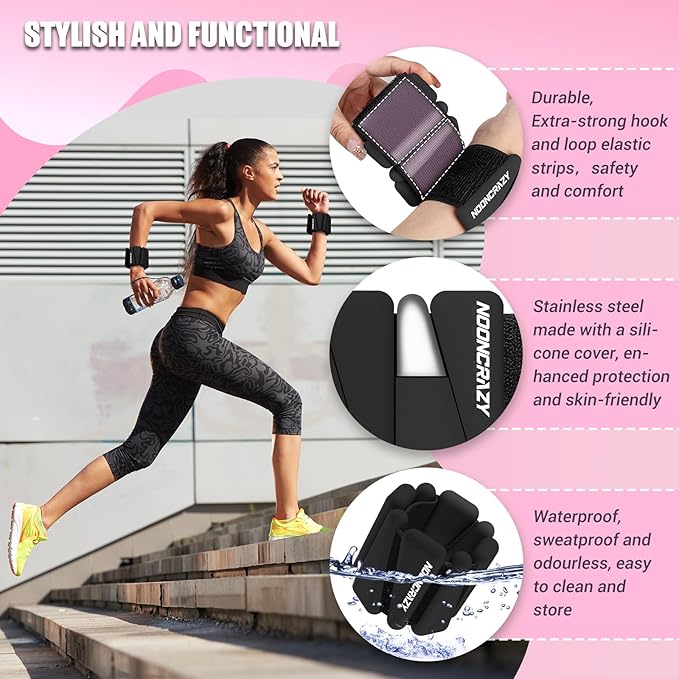 Wrist Ankle Weights Bangles 2lb for Women 2)
