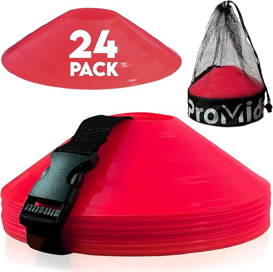 Soccer Cones for Training - (24 50 & 100 Pcs)