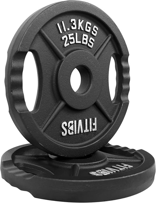 Signature Fitness Olympic Cast Iron Plate for Strength