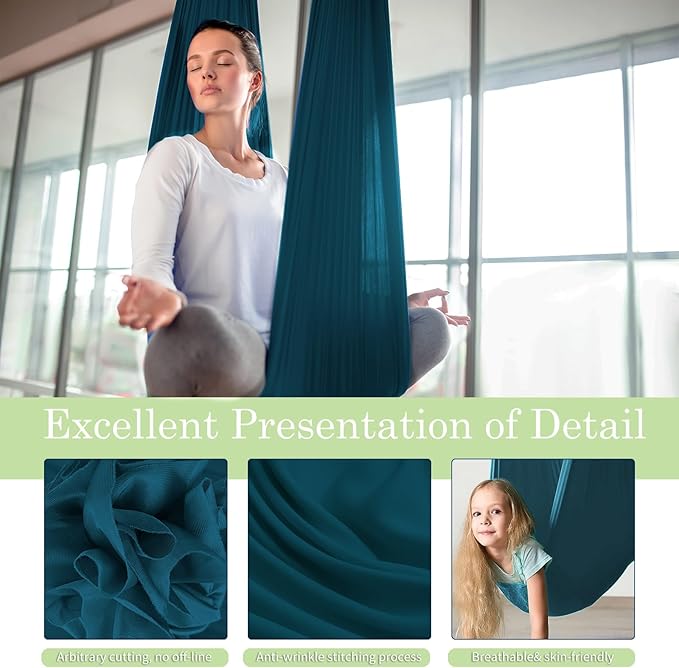 PRIOR FITNESS 5M Aerial Yoga Hammock Yoga Swing