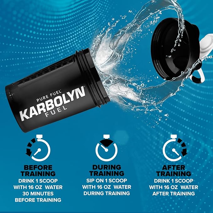 EFX Sports Karbolyn Fuel | Fast-Absorbing Carbohydrate Powder | Carb Load, Sustained Energy, Quick Recovery | Stimulant Free | 20 Servings (Neutral)