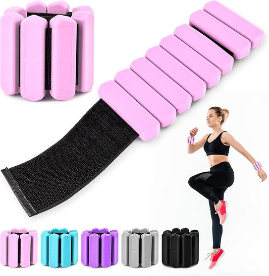 Wrist & Ankle Weights for Women Men 2 (1Lb (1Lb Each)