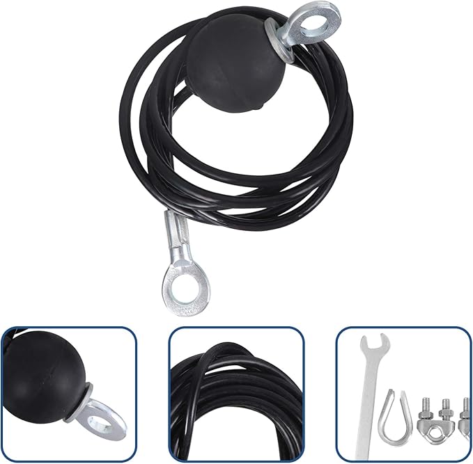 BESPORTBLE Fitness Replacement Pulley Cable Household DIY PU 1.