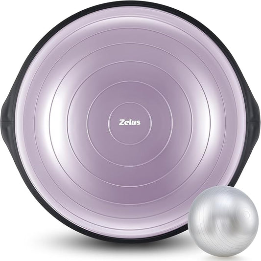 ZELUS 25in. Balance Ball 1500lb Inflatable 2 Bands,