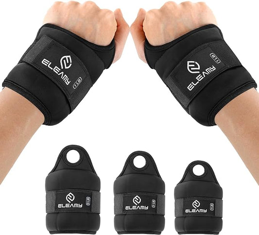 Wrist Weights with Thumb Loops Lock for Women 1lb*2/2lbs*2/3lbs*2, Suitable