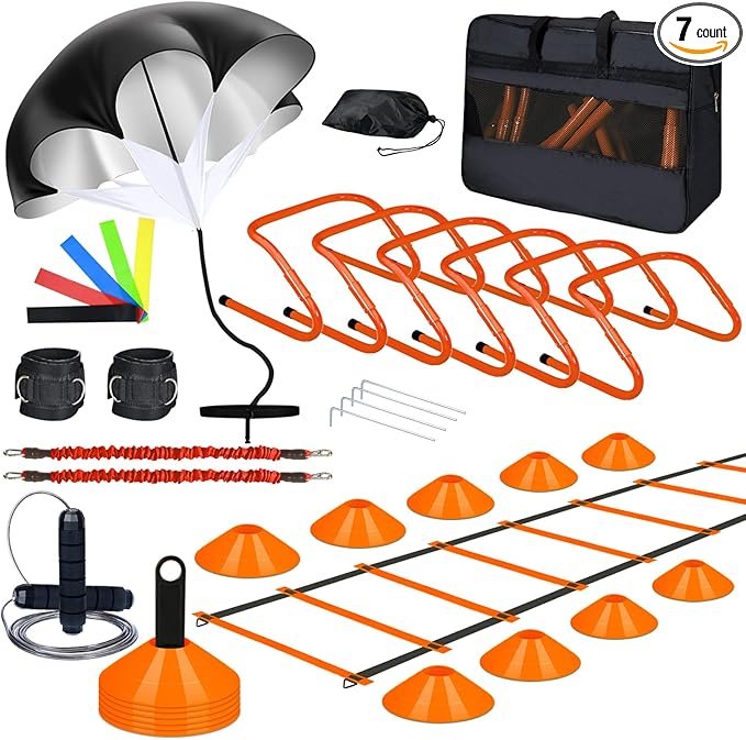 Syhood Agility Training Equipment Set Include 20ft Agility