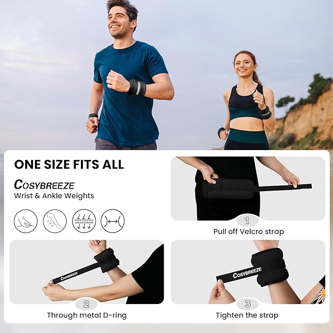 Ankle Weights for Women Men 1 2 3 4 6 6 8 8 10 10 LBS