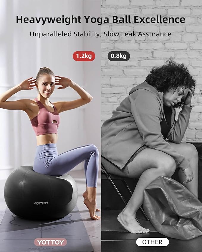 Anti-Burst Exercise Ball for Working Out