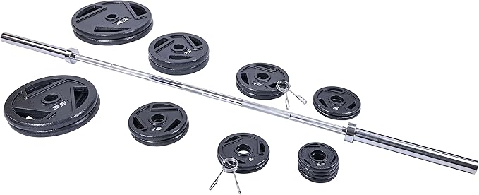Signature Fitness Olympic 2-Inch Cast Iron Plate Weight