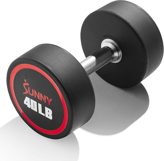 Sunny Health & Fitness Premium Polyurethane Commercial Grade 5-50LB