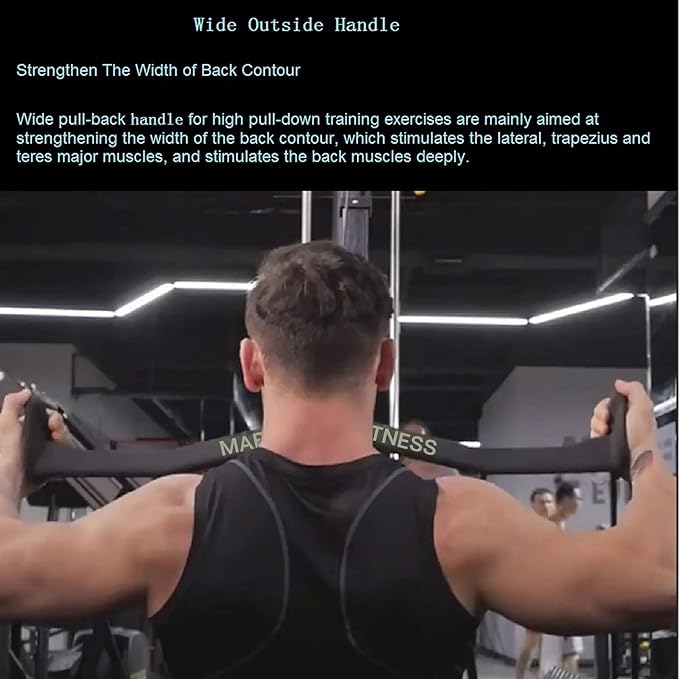 Home Gym Fitness Rowing T-bar V-bar Pulley Cable