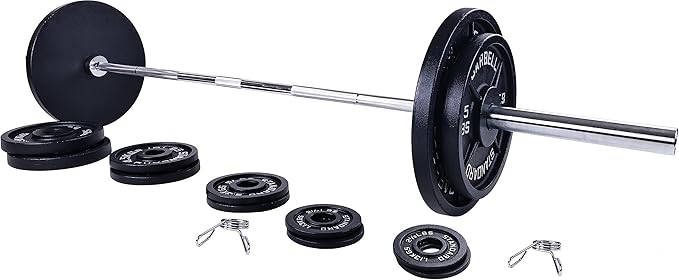 Signature Fitness Olympic Cast Iron Plate for Strength