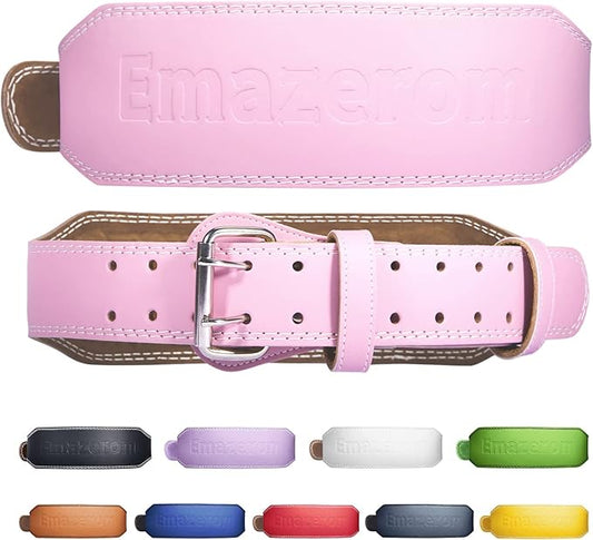 Leather Weight Lifting Belt for Men and Women