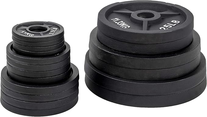 Signature Fitness Olympic 2-Inch Cast Iron Plate Weight