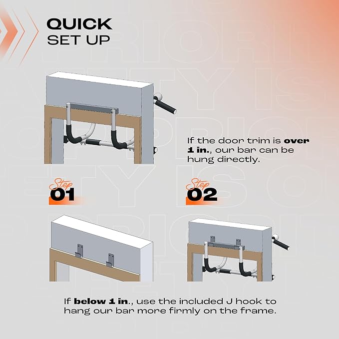 Yes4All Heavy Duty Pull Up Bar for Doorway