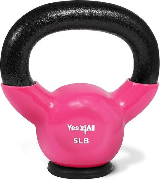 Yes4All Kettlebells Rubber Base (10-65 lbs)