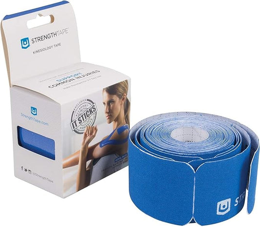 Kinesiology Tape - 5M Precut K Tape Roll - Premium Athletic Tape - Support and Prevent Injuries - Multiple Colors Available