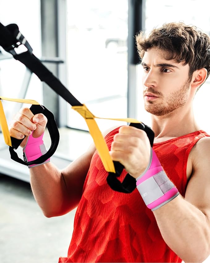 Fragraim Wrist Weights for Women Men with Thumb Loops Lock 1lb*2 1.5lbs*2 2lbs*2 2.5lbs*2 3lbs*2 Wrist and Ankle Weights Sets for Walking Running Strength Training Exercises, Physical Therapy