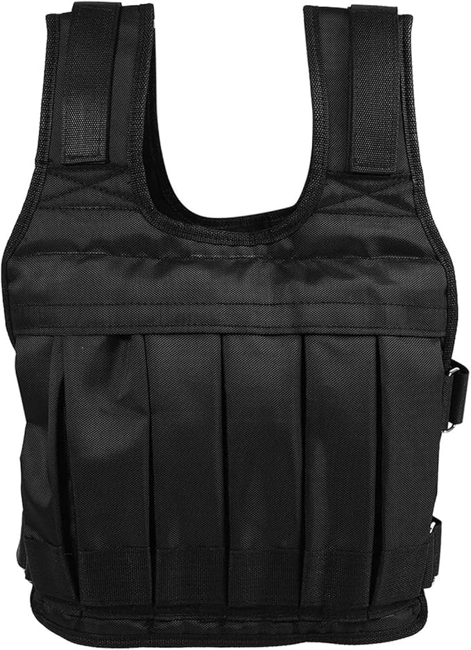 Weighted Vest, To Fit Large Big Guy Weighted Vests, Oxford Cloth Heavy Duty 50KG Weighted Vest Strength Training Jacket for Workout Fitness