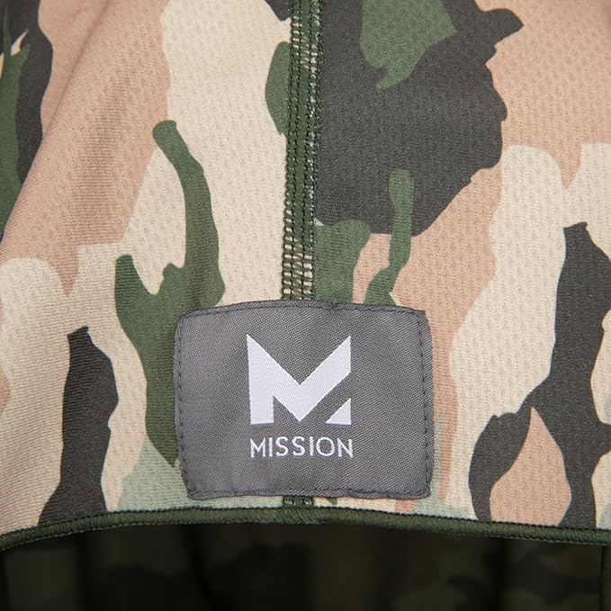 MISSION Cooling Hoodie Towel- Hood Towel, Evaporative Cool Technology, Cools Instantly When Wet, UPF 50 Sun Protection, Contours Your Head to Stay in Place, Great for Sports, Fitness, Gym