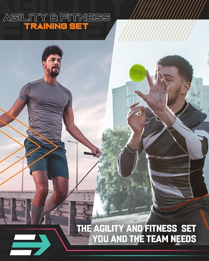 EXALTER Agility & Fitness Equipment Set for Training Coordination