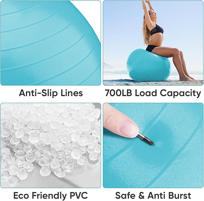 APEXUP Yoga Ball Exercise Ball