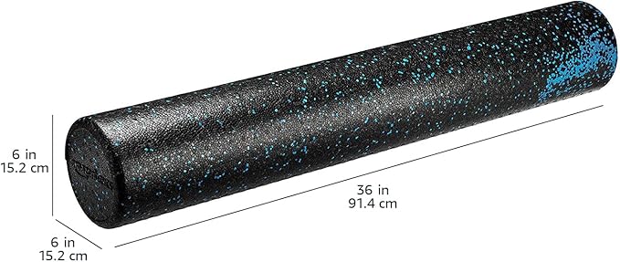 Amazon Basics High-Density Round Foam Roller for Exercise