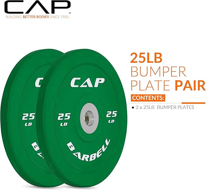 CAP Barbell Rubber Olympic Bumper Plate
