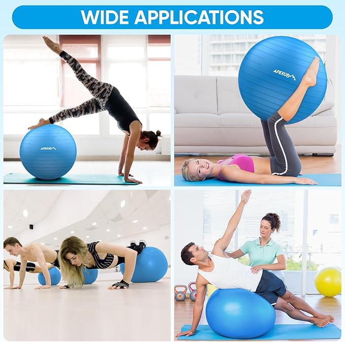 APEXUP Yoga Ball Exercise Ball