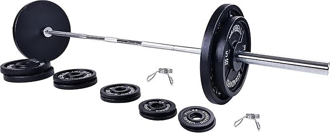 Signature Fitness Olympic 2-Inch Cast Iron Plate Weight