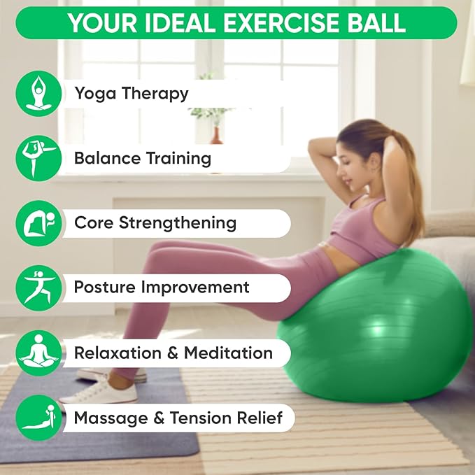 APEXUP Yoga Ball Exercise Ball