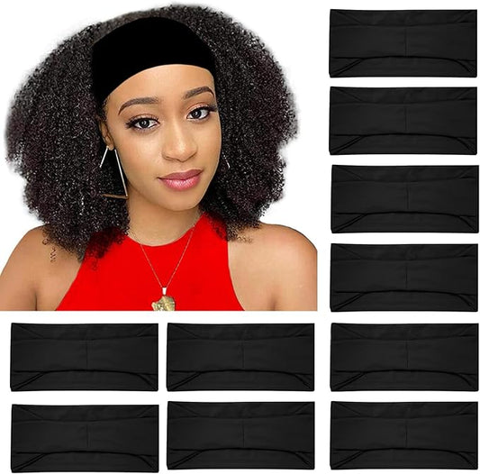 RITOPER Wide Headbands for Women Non Slip, Workout Yoga Running Womens Headband Boho Hair Bands for Women's Hair, Thick Sweat Head Bands Solid Head Wraps Bandana