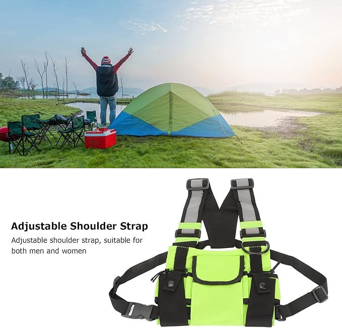 Universal Radio Chest Harness Rig Bag