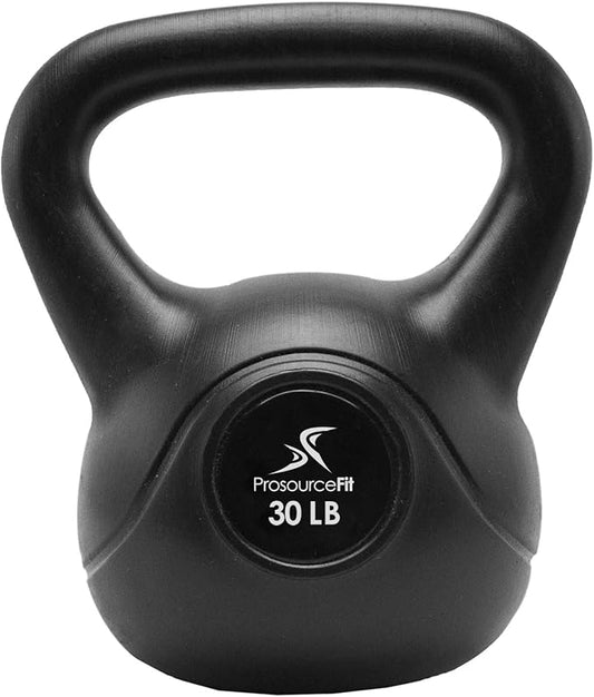 ProsourceFit Vinyl Plastic Kettlebell from 10, 15, 20, 25, 30, and 35 lbs