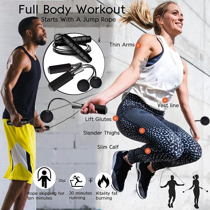 Jump Rope, Exercise Jumprope for Men Women and