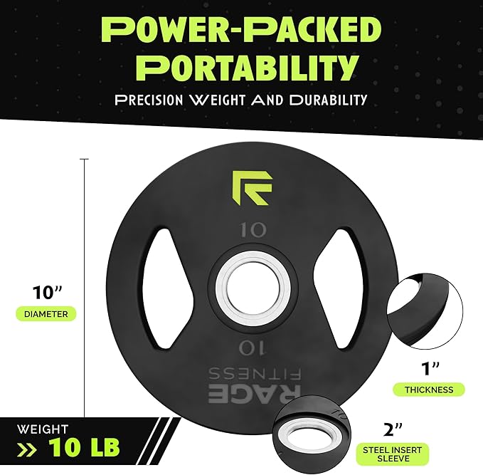 Rubber Coated Plate (5lb 10lb, 25lb, 25lb, 45b) 45b)