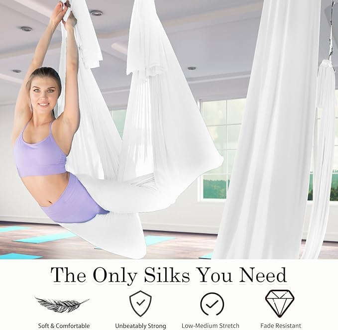 PRIOR FITNESS 5M Aerial Yoga Hammock Yoga Swing