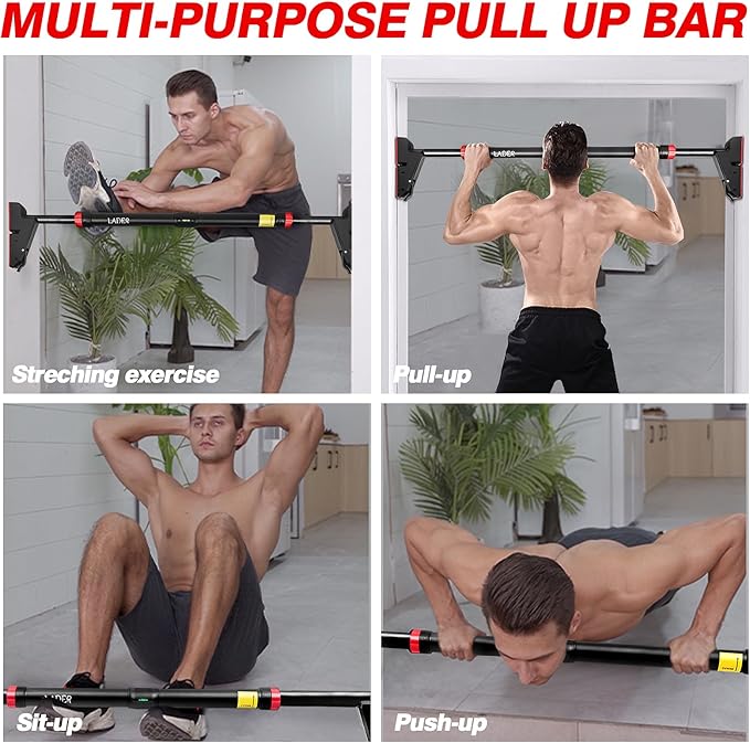 LADER Pull Up Bar for Doorway 550LBS
