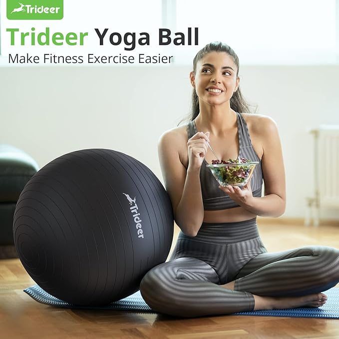 Trideer Yoga Ball Exercise Ball for Working Out 5 Sizes