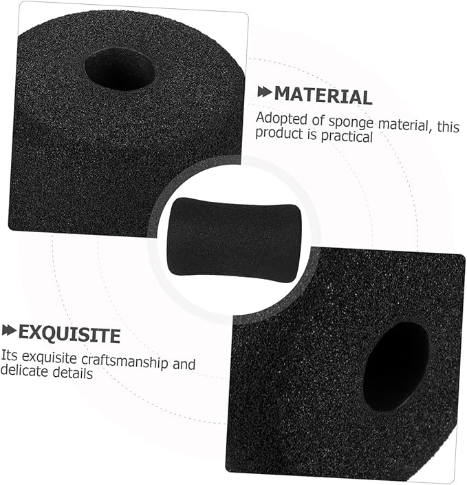 SUPVOX 2pcs Gym Replacement Parts Pads Covers Exercise Equipment Comfortable Sponge Foot Pads Weight Bench Leg Extension