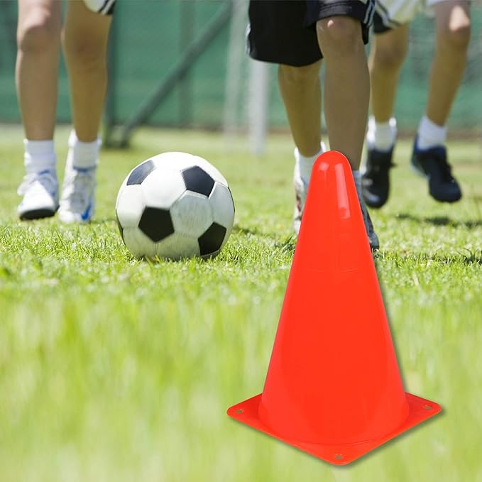 CARTMAN Plastic Training Cones (Set of 12/24 Pack 9" or 12/24 Pack 7" or 12/24 Pack