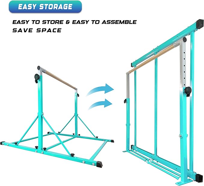 Gymnastic Bar For Kids and Teenage Ages 3-25 5 FT 6 FT 5 FT 6 FT