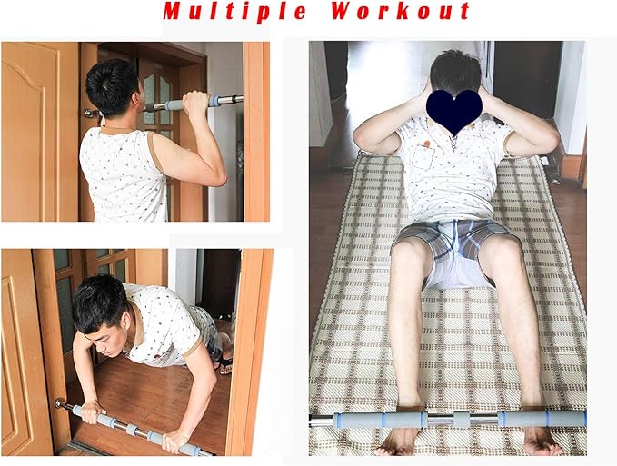 Adjustable 60~100cm / 80~130cm Pull Up Bar Chin 200KG Load