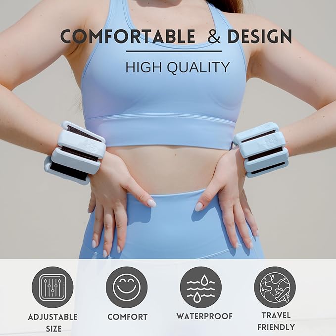 Ankle weights and Adujstable Wrist Weights for Women 2 (1.1 (1.1 lb