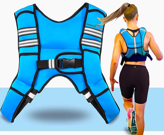 Weighted Vest 6lb, 10lb, 12lb, 25lb, 35lb, 45lb, 60lb Removable Iron Weights for Men and Women Workout for Calisthenics and Fitness Sport Training