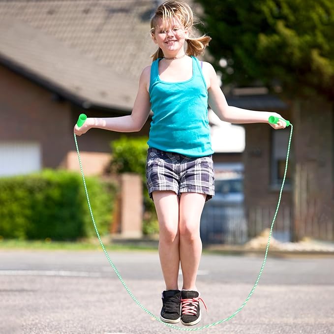 Aoriher 80 Pcs Jump Rope Bulk 7.87 ft 4 Colors