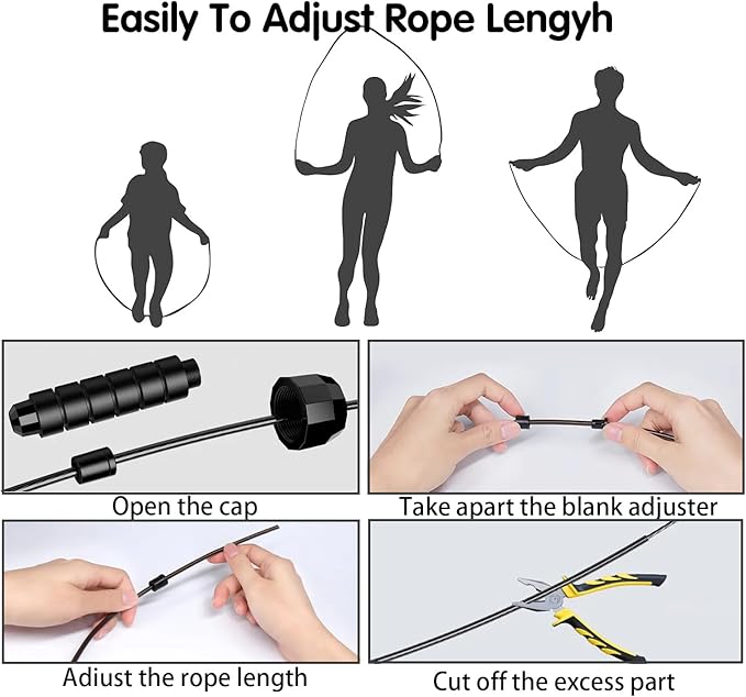 Jump Rope, Exercise Jumprope for Men Women and