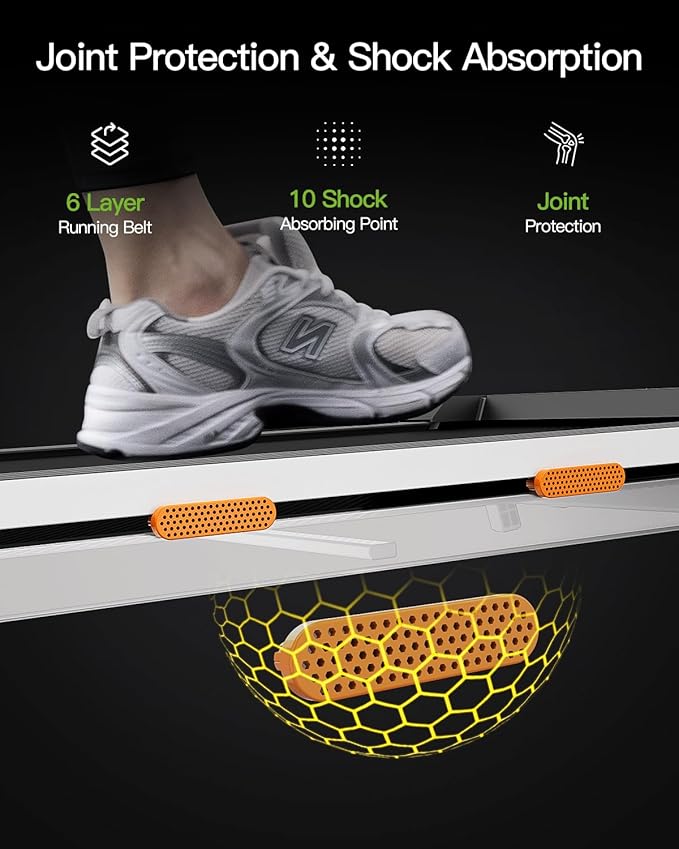 Walking Pad with Incline, Under Desk Treadmill for Home, 2.5HP Portable Treadmills with Remote Control, 4 in 1 Incline Treadmill with LED Display