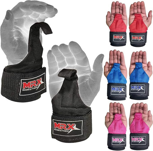 MRX Power Weight Lifting Straps Wrist Support Heavyduty